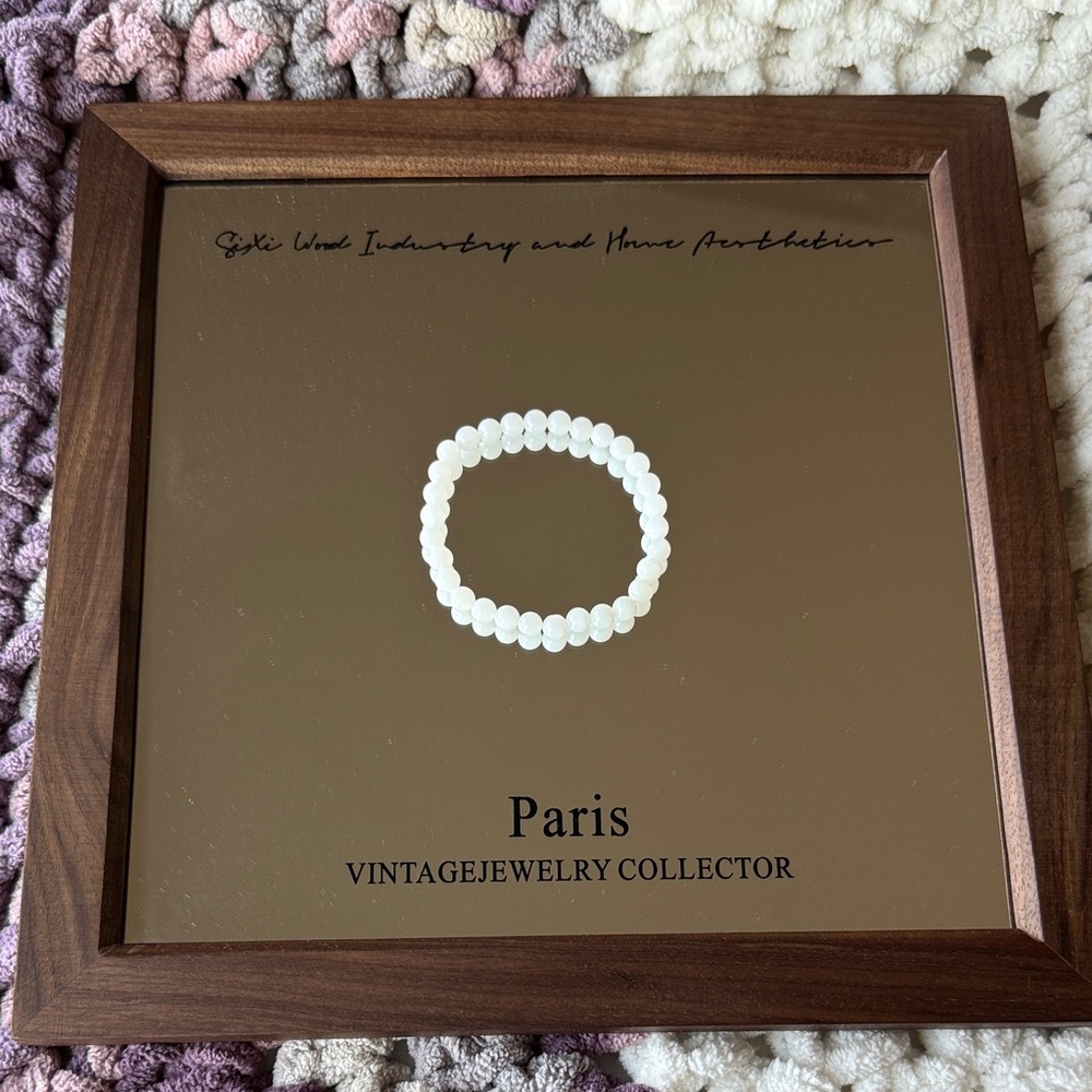 Milky White Jade (Hetian) Beaded Bracelet